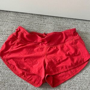 lululemon athletica Bright Red Women's Athletic Shorts